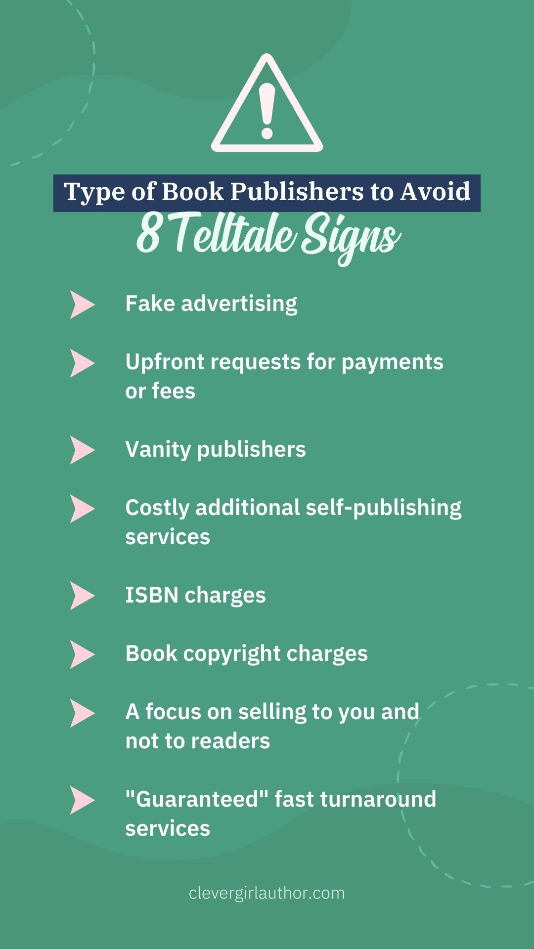 Book publishers to avoid