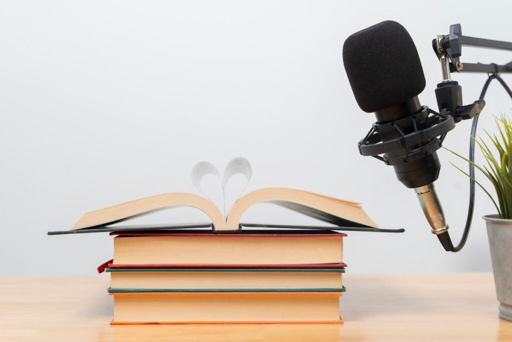 Audiobook recording setup